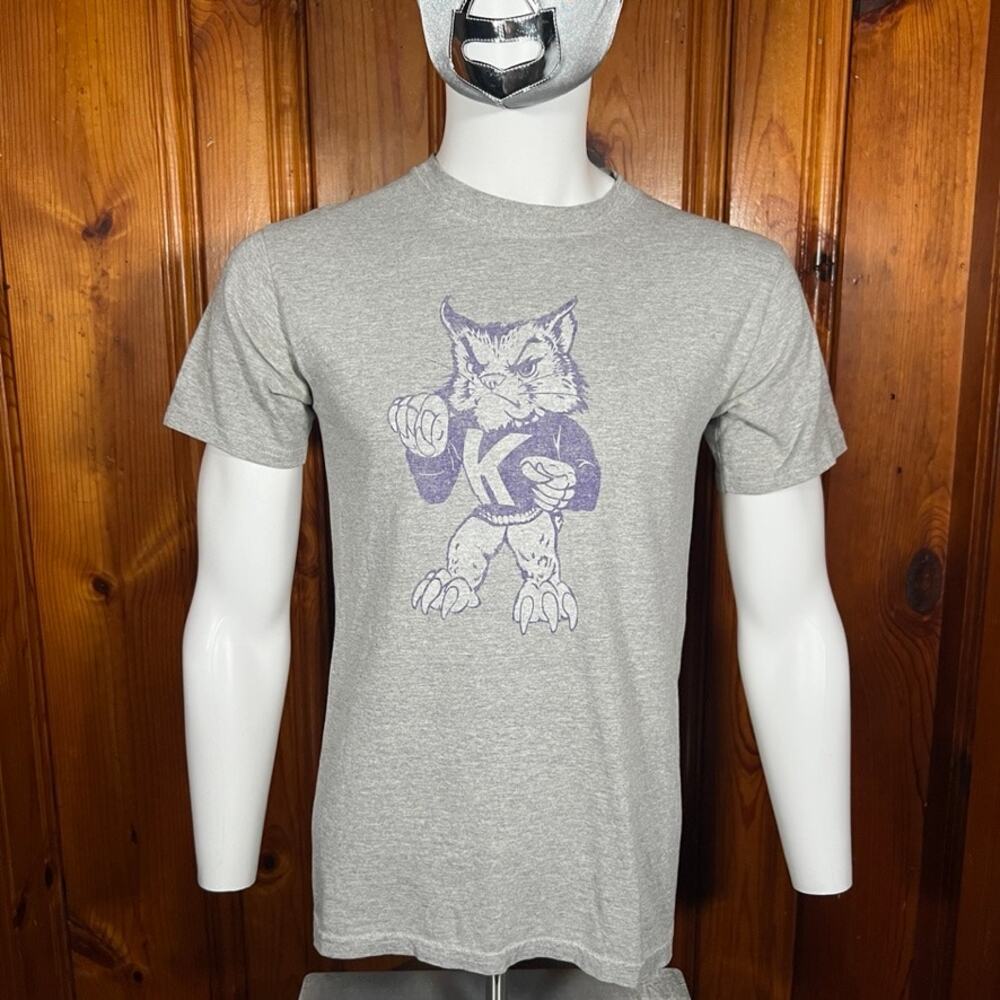 Champion M Vintage Kentucky Wildcats T-Shirt Gray Graphic